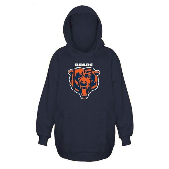 Hoodie Sweatshirt NFL Football Chicago Bears Women's Plus Size Big 3X NWT - Picture 1 of 1
